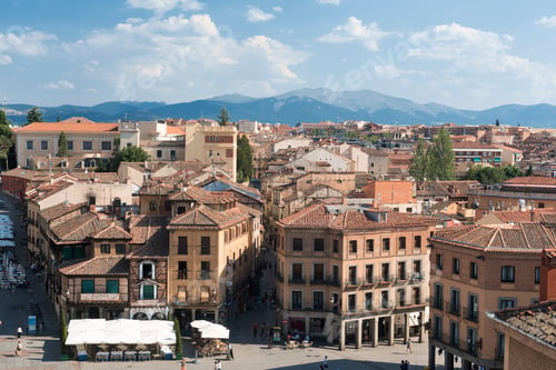 Preview: Segovia (Spain): panoramic view