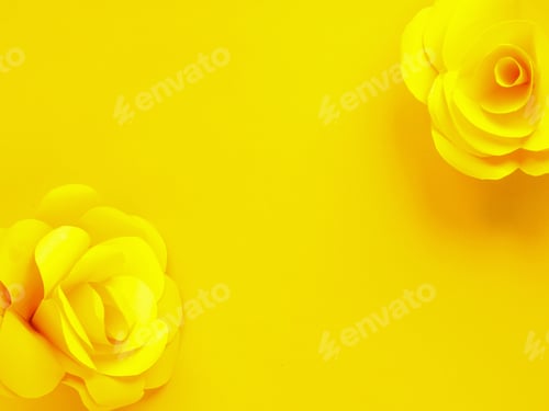 Preview: Yellow artificial flowers