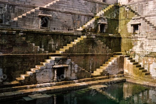 Preview: Toorji Ka Jhalra Bavdi stepwell. Jodhpur, Rajasthan, India