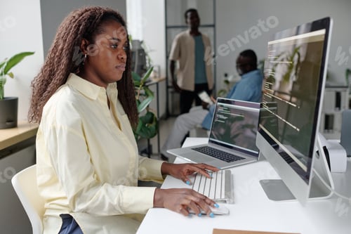 Preview: Woman Focused on Work