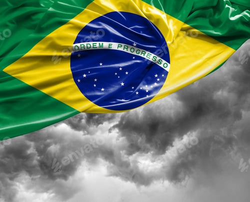 Preview: Brazilian Waving Flag On A Bad Day
