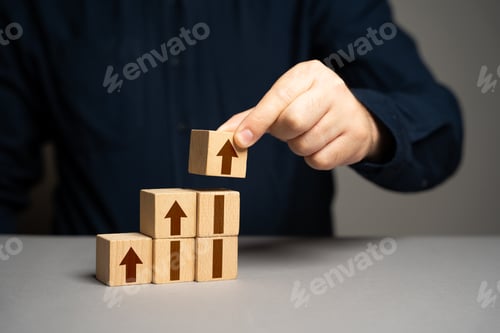 Preview: Build growth steps. Growth and development, promotion.