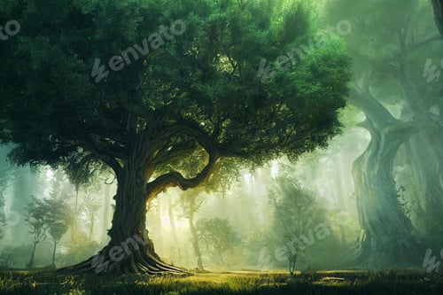 Preview: the Tree of Life in a fantasy environment