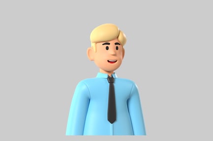 Preview: Cartoon character with tie
