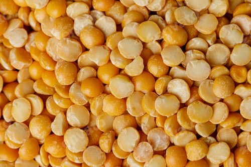 Preview: Heap of beans. Raw beans texture background. Close up