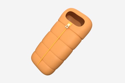 Preview: Sleeping Bag Outdoor 3D Illustration
