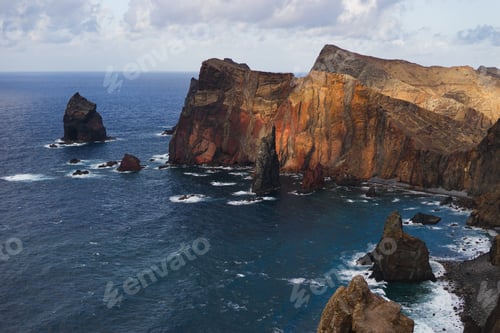 Preview: Travelling and exploring Madeira island landscapes and famous places. Ponta de Sao Lourenco view.