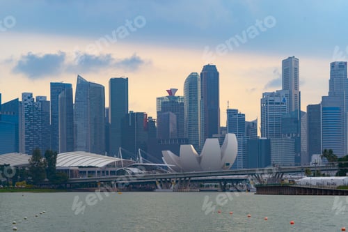 Preview: Marina Bay area in Singapore city.