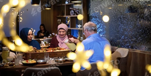 Preview: A modern and traditional European Islamic family comes together for iftar in a contemporary