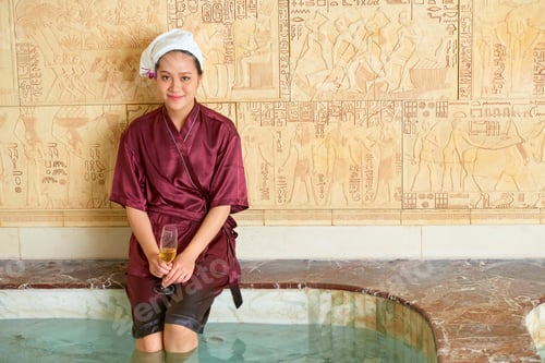 Preview: Woman Enjoying Time In Spa