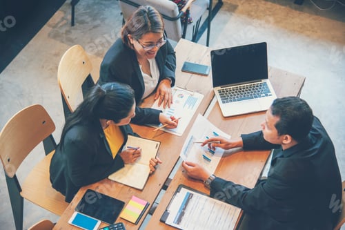 Preview: Multiethnics Teamwork Collaboration Team Meeting Communication concept Business people diversity