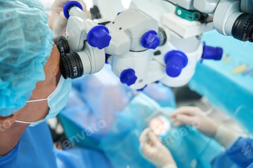 Preview: Close up photo of doctor doing surgery