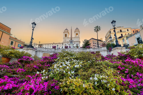 Preview: Spanish Steps and Trinità dei Monti church