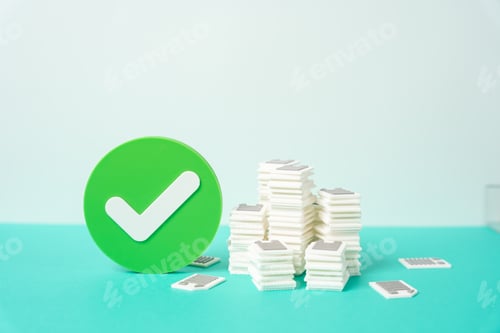 Preview: Piles of documents and a stamp of approval. Acceptance of the petition for review