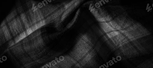 Preview: Abstract Black and Grey Fabric Texture Close-Up