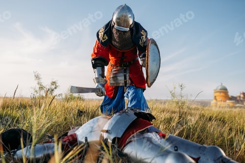 Preview: Knight put his sword to his opponent's throat
