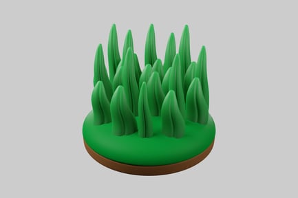 Preview: Fresh green grass patch