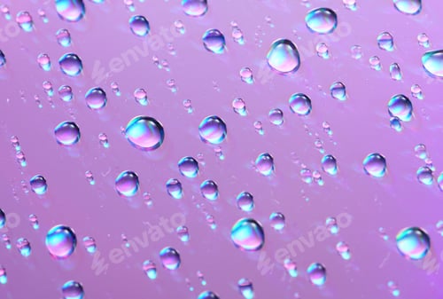Preview: water drops background