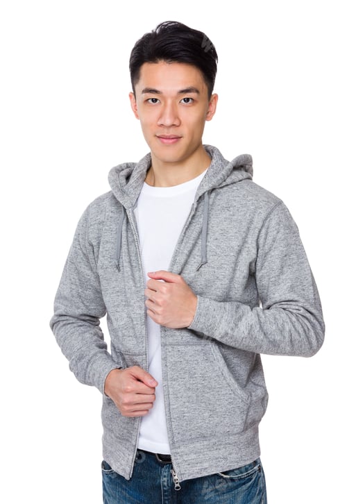 Preview: Young man isolated on white