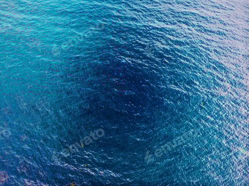 Preview: Vibrant Blue Ocean Water Ripples and Waves