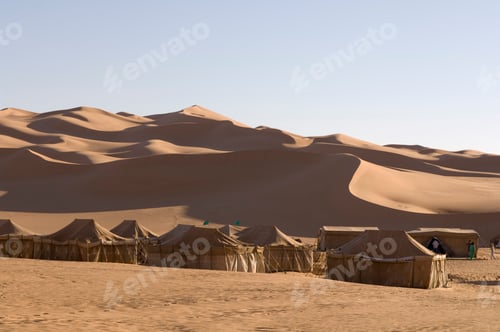 Preview: Tented camp, Erg Awbari, Sahara desert, Fezzan, Libya