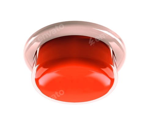Preview: red button isolated