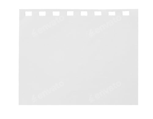 Preview: white paper ripped message torn