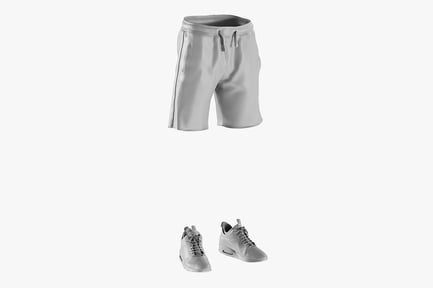 Preview: Men's Sport Outfit: Shorts & Sneakers