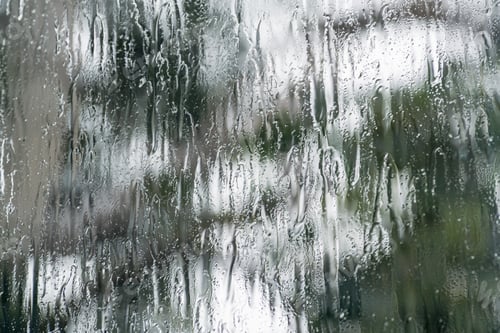 Preview: Water covering a window during a downpour