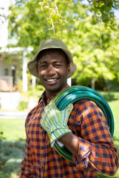 Preview: Man gardening