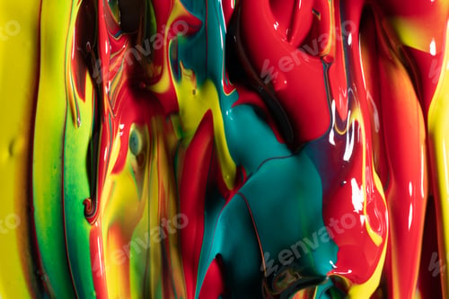 Preview: Mix of colorful paint