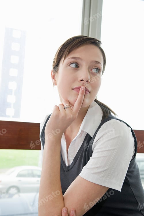 Preview: Portrait of a female looking off camera