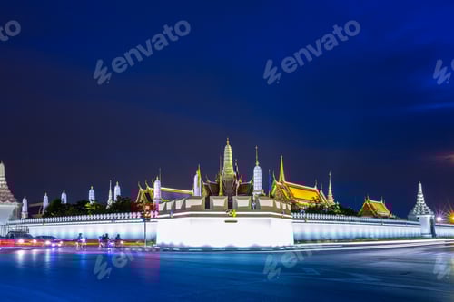 Preview: Grand Palace at night, Bangkok, Thailand