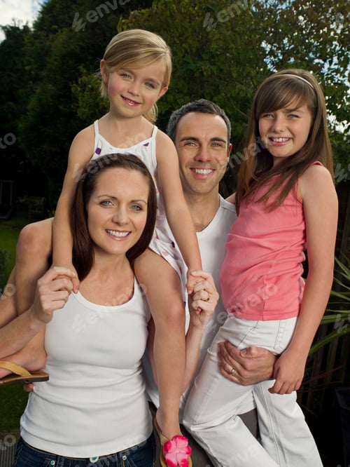 Preview: A family portrait in the garden