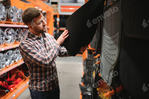 Preview: A customer at an auto parts store