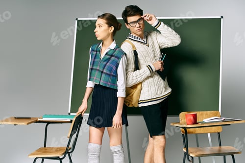 Preview: Academic Elegance: Students at School