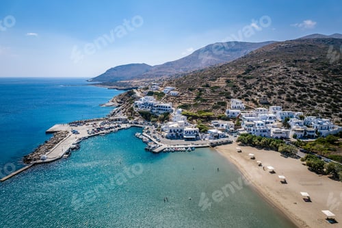 Preview: Beautiful view of Sikinos Island from Above, Greece