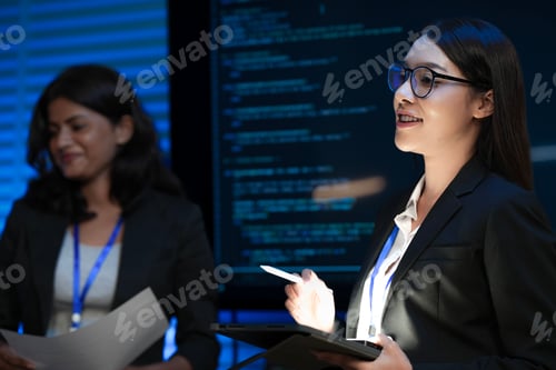 Preview: A diverse tech team discusses a new digital strategy.