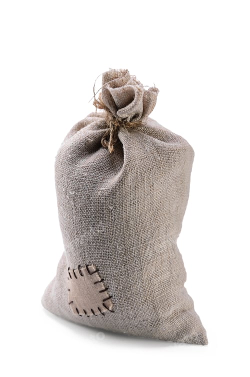 Preview: bag coarse fabric with botch