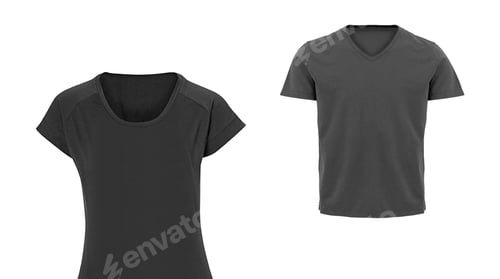 Preview: t-shirts isolated