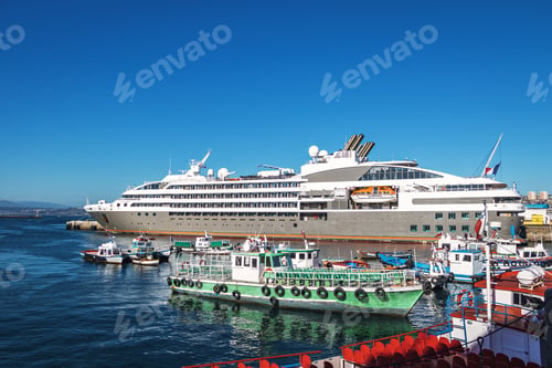 Preview: Cruise Ship at Muelle Prat Pier - Valparaiso, Chile