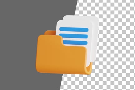 Preview: Files 3D Icon