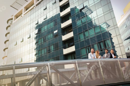 Preview: Business people in business district