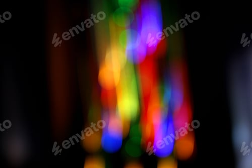 Preview: Abstract colorful motion background with blurred lights