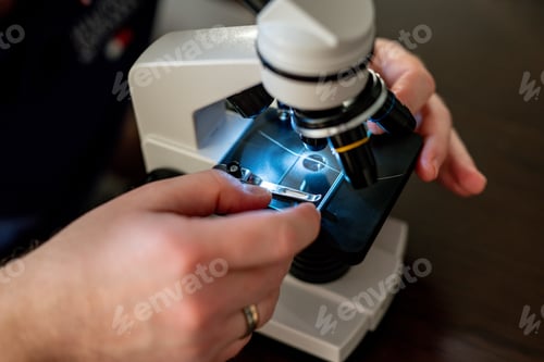Preview: Microscope close-up.