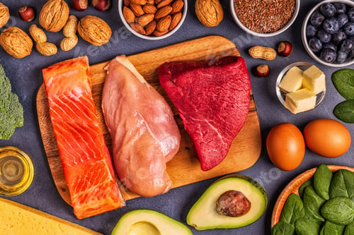 Preview: Balanced low carb, high good fat , healthy food.