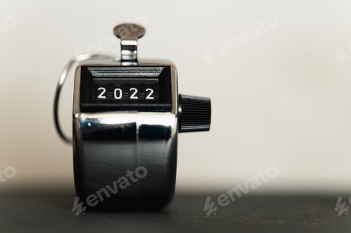 Preview: Counter showing new year 2022