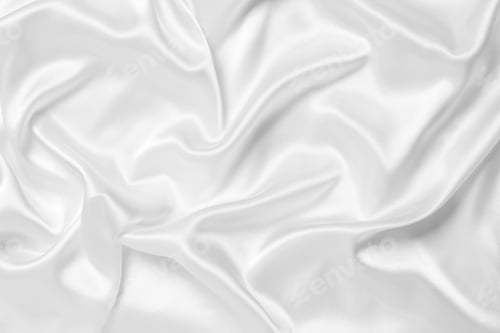 Preview: Smooth white silk or satin luxury cloth texture can use as wedding background.