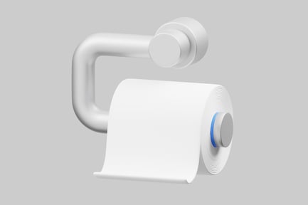 Preview: Simple toilet paper holder fixture