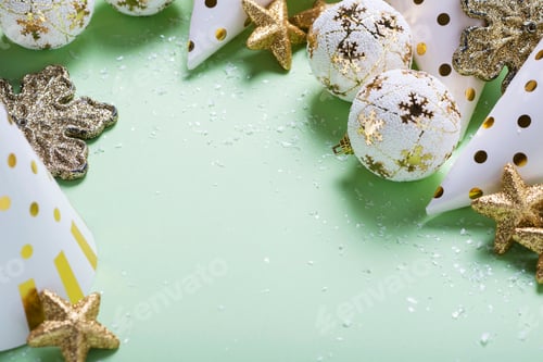 Preview: Christmas card with christmas decoration